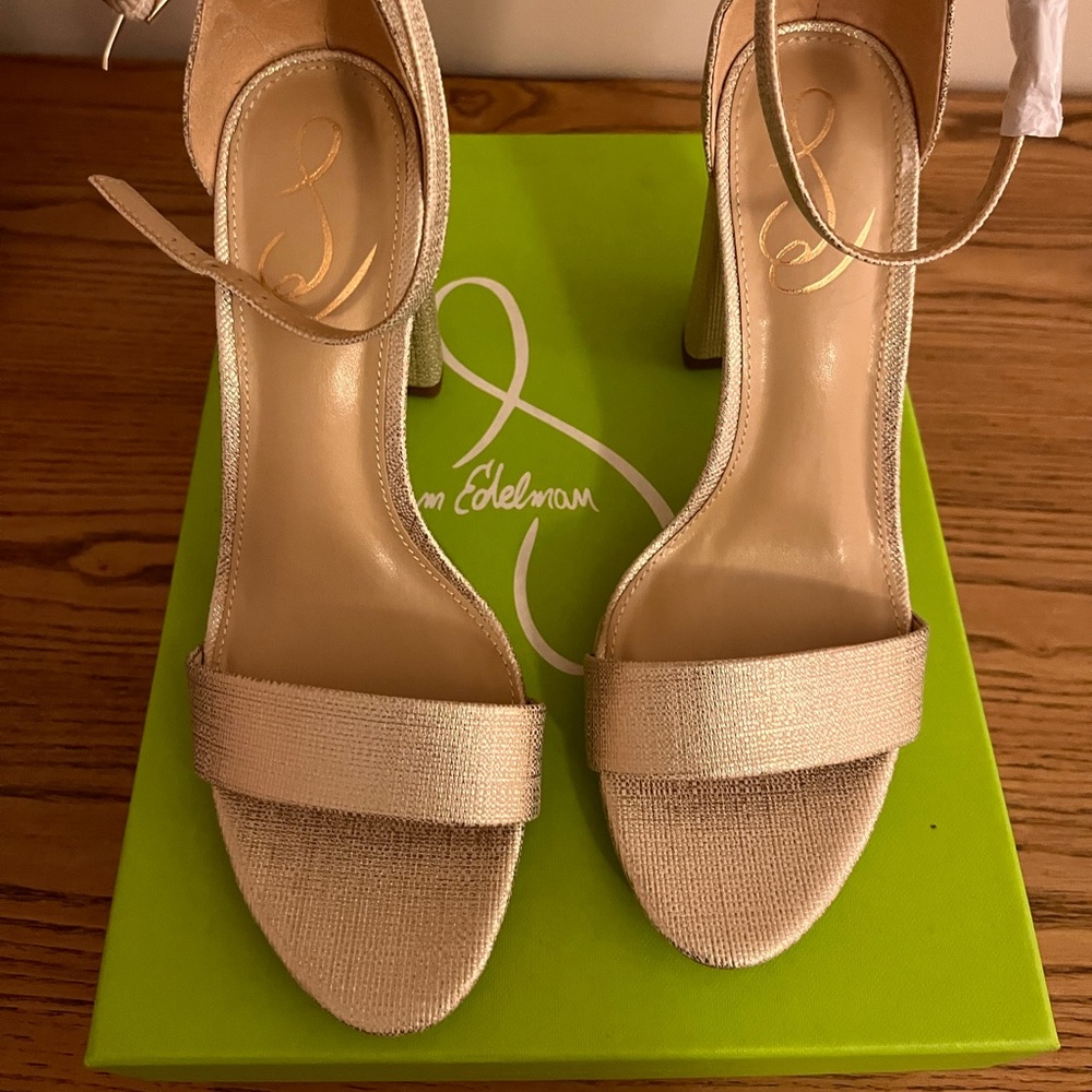 Sam Edelman Gold Heel